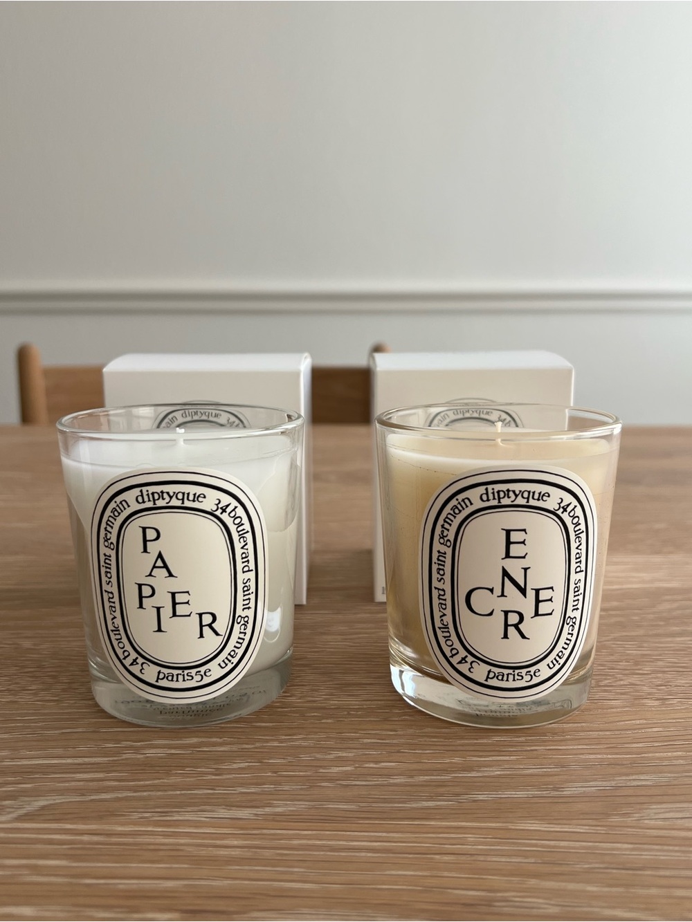 Diptyque Limited Edition Papier and Encre Candles
